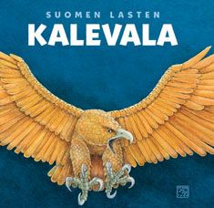 Kirjailijan Kirsti Mäkinen käytetty kirja Suomen lasten Kalevala