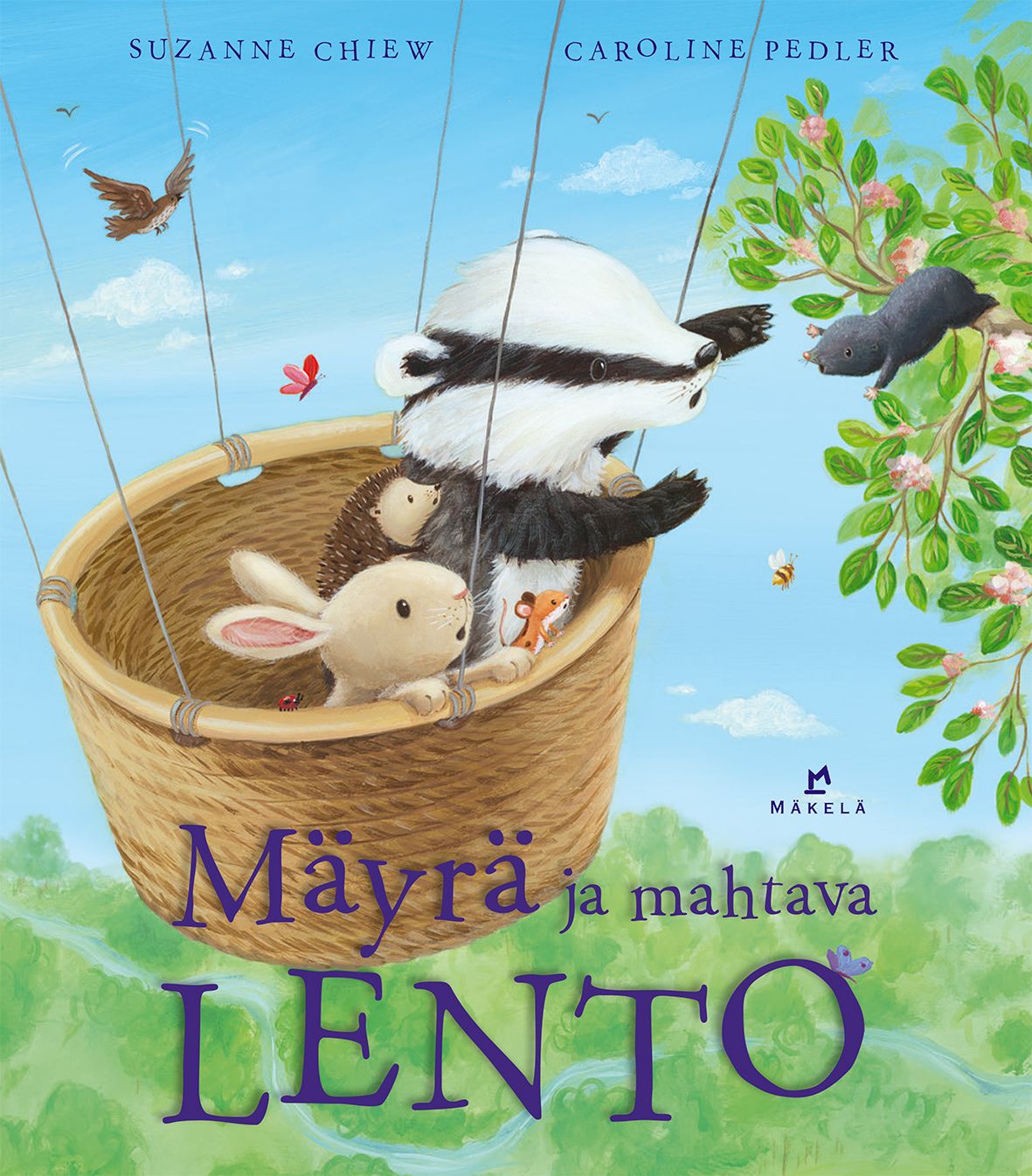 Kirjailijan Suzanne Chiew käytetty kirja Mäyrä ja mahtava lento