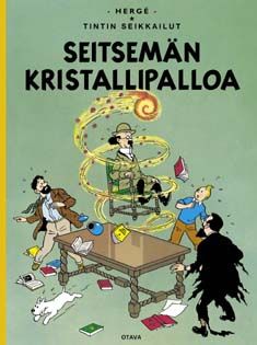 Kirjailijan Herge´ käytetty kirja Seitsemän kristallipalloa