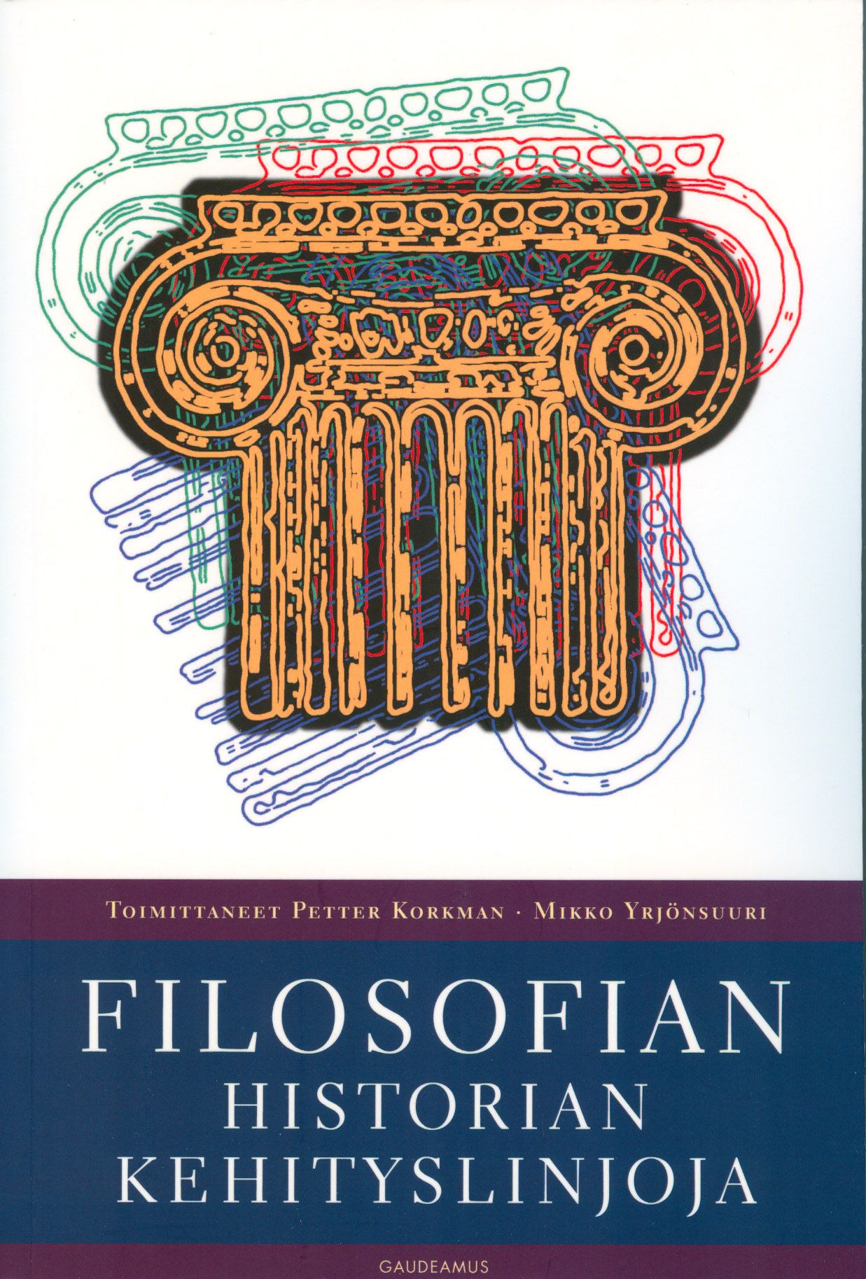 Kirjailijan Petter ym. Korkman käytetty kirja Filosofian historian kehityslinjoja