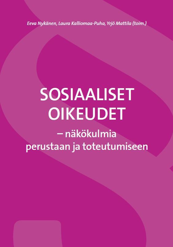 käytetty kirja Sosiaaliset oikeudet : näkökulmia perustaan ja toteutumiseen