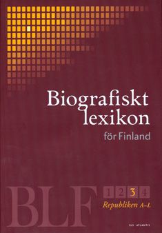 Biografiskt lexikon för Finland 3