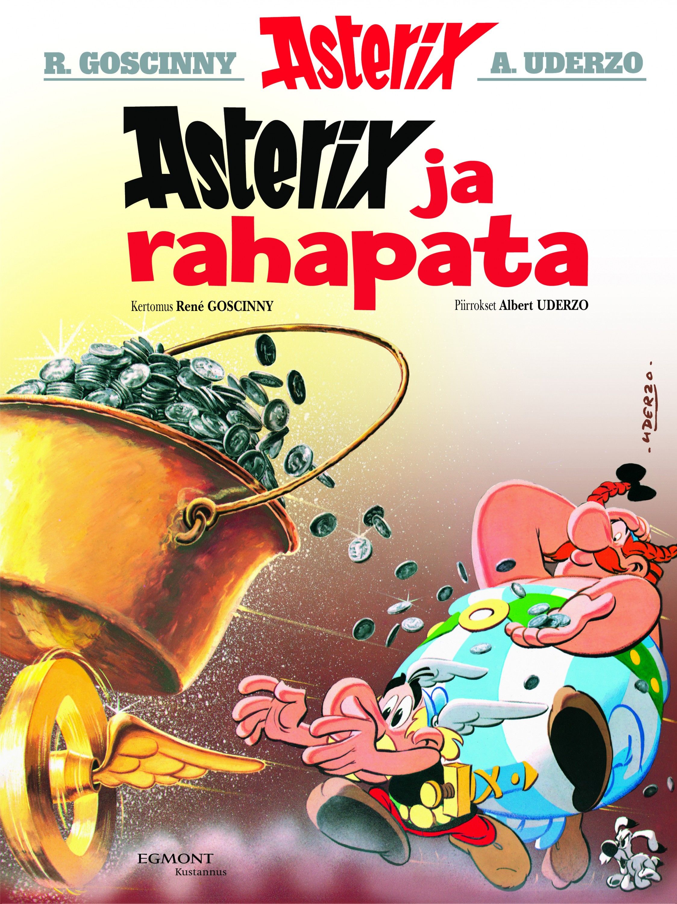 Kirjailijan Goscinny käytetty kirja Asterix ja rahapata