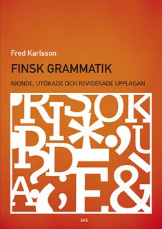 Kirjailijan Fred Karlsson käytetty kirja Finsk grammatik