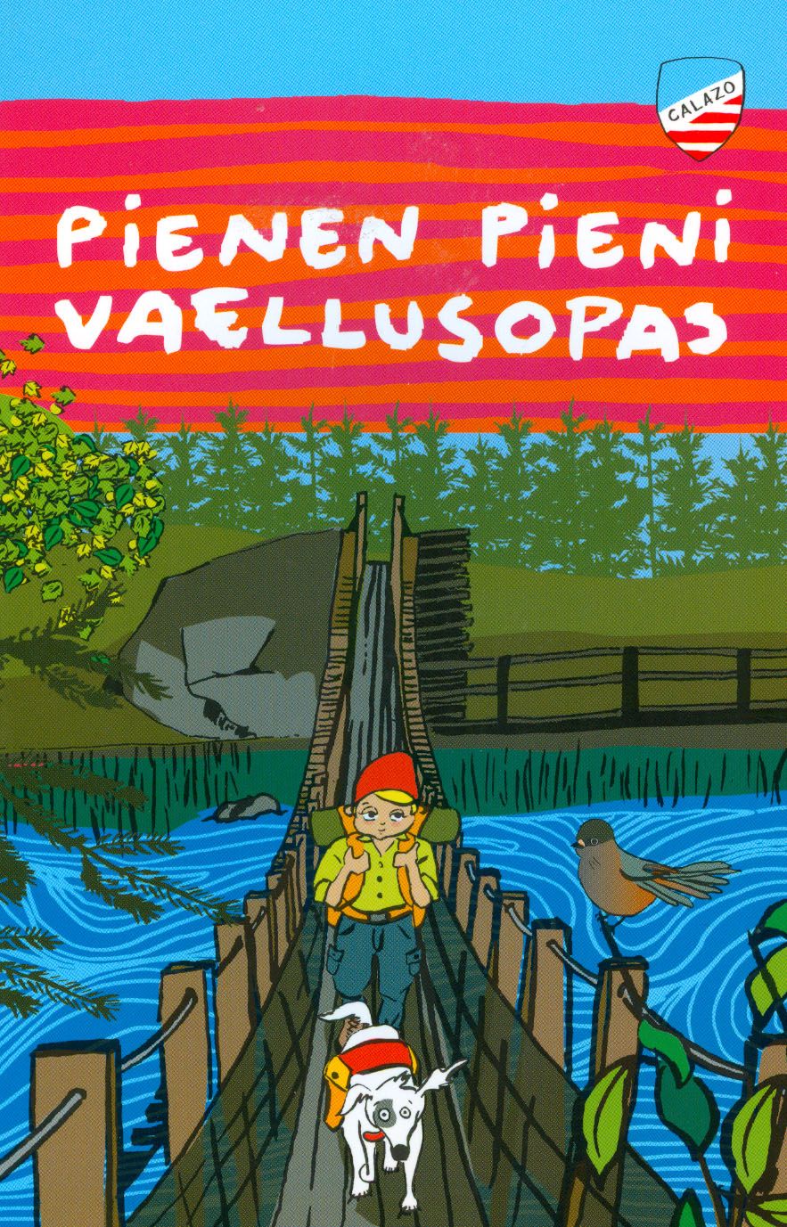 Kirjailijan Fredrik Hjelmstedt käytetty kirja Pienen pieni vaellusopas