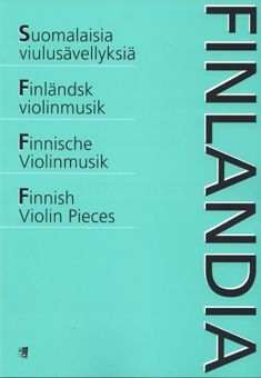 Väinö Raitio : Finlandia - Finnish Violin Pieces - Violin part & piano accompaniment