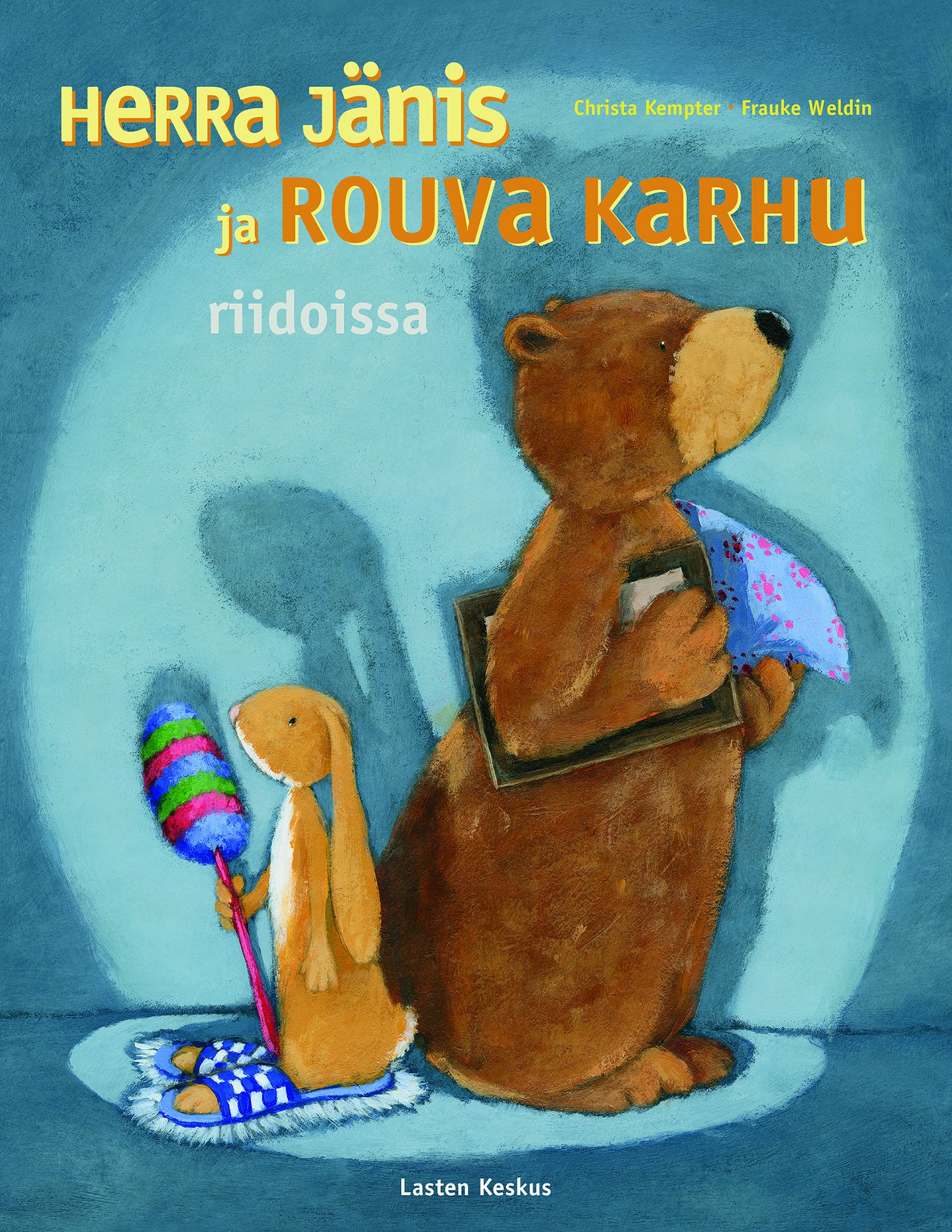 Kirjailijan Christa Kempter käytetty kirja Herra Jänis ja rouva Karhu riidoissa
