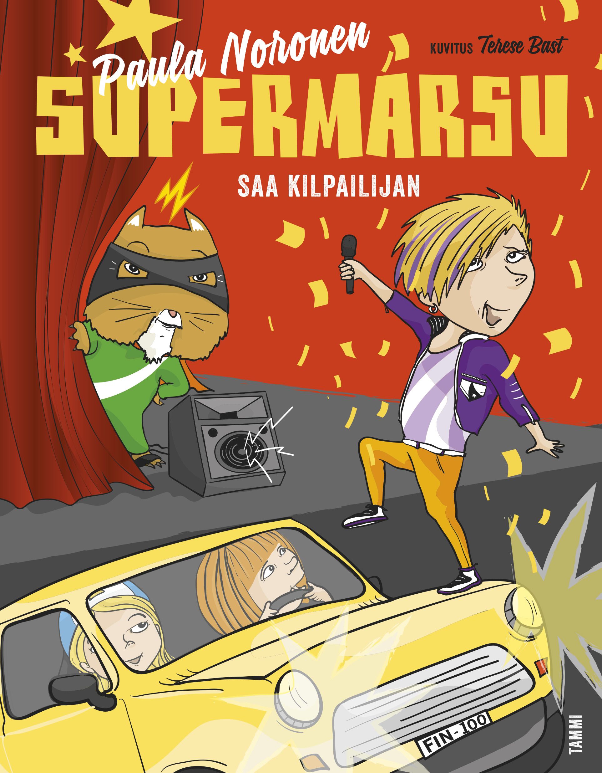 Kirjailijan Paula Noronen käytetty kirja Supermarsu saa kilpailijan