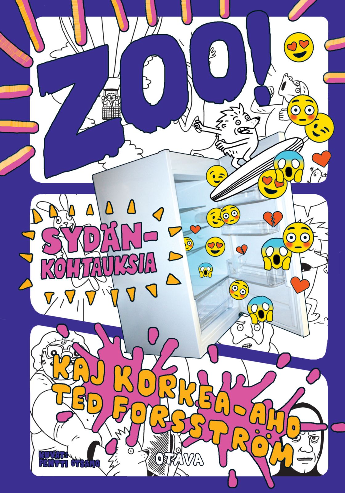 Kirjailijan Kaj Korkea-aho käytetty kirja Sydänkohtauksia