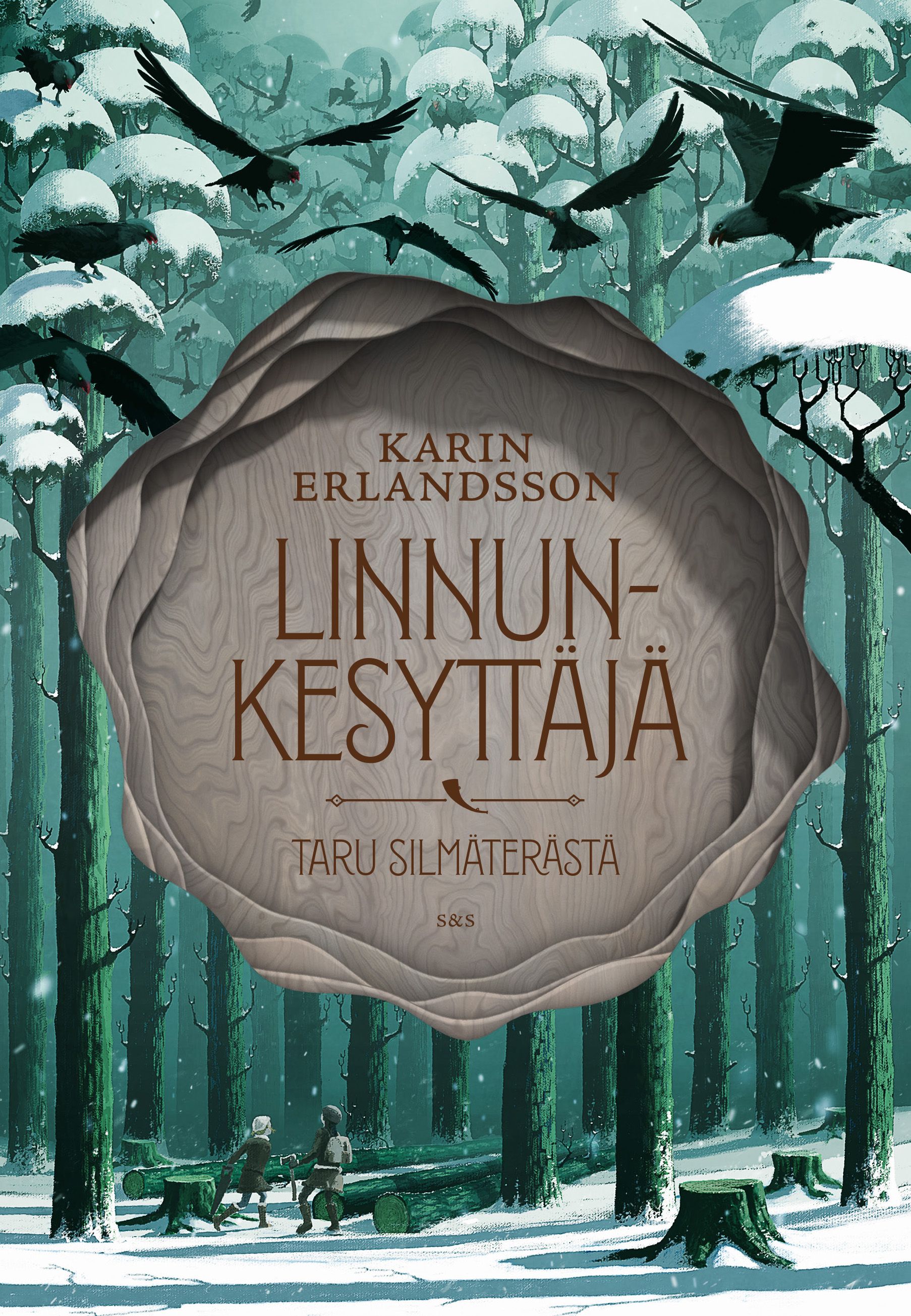 Kirjailijan Karin Erlandsson käytetty kirja Linnunkesyttäjä
