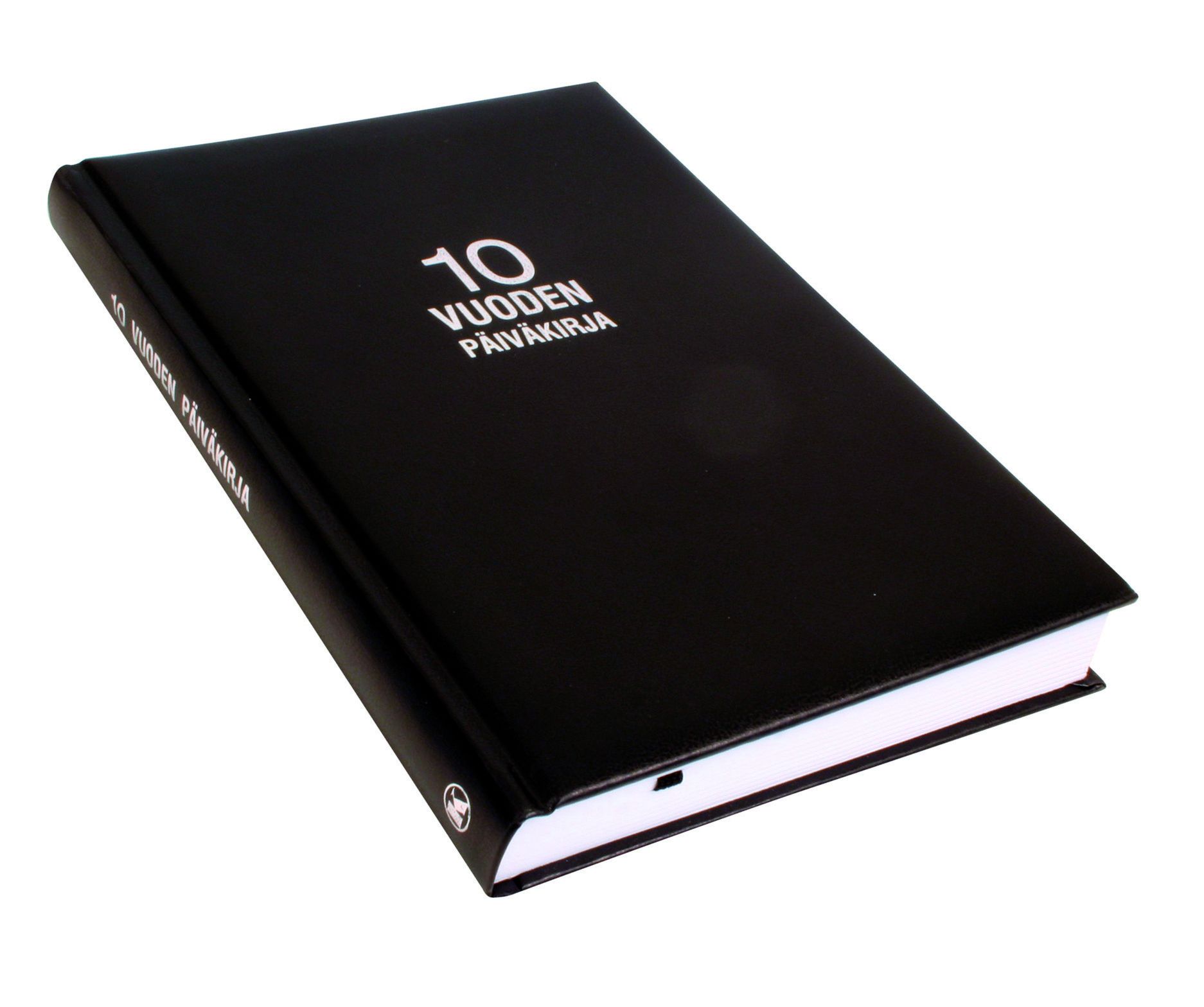 10 vuoden päiväkirja (B5, 376 s. musta, kovakantinen)