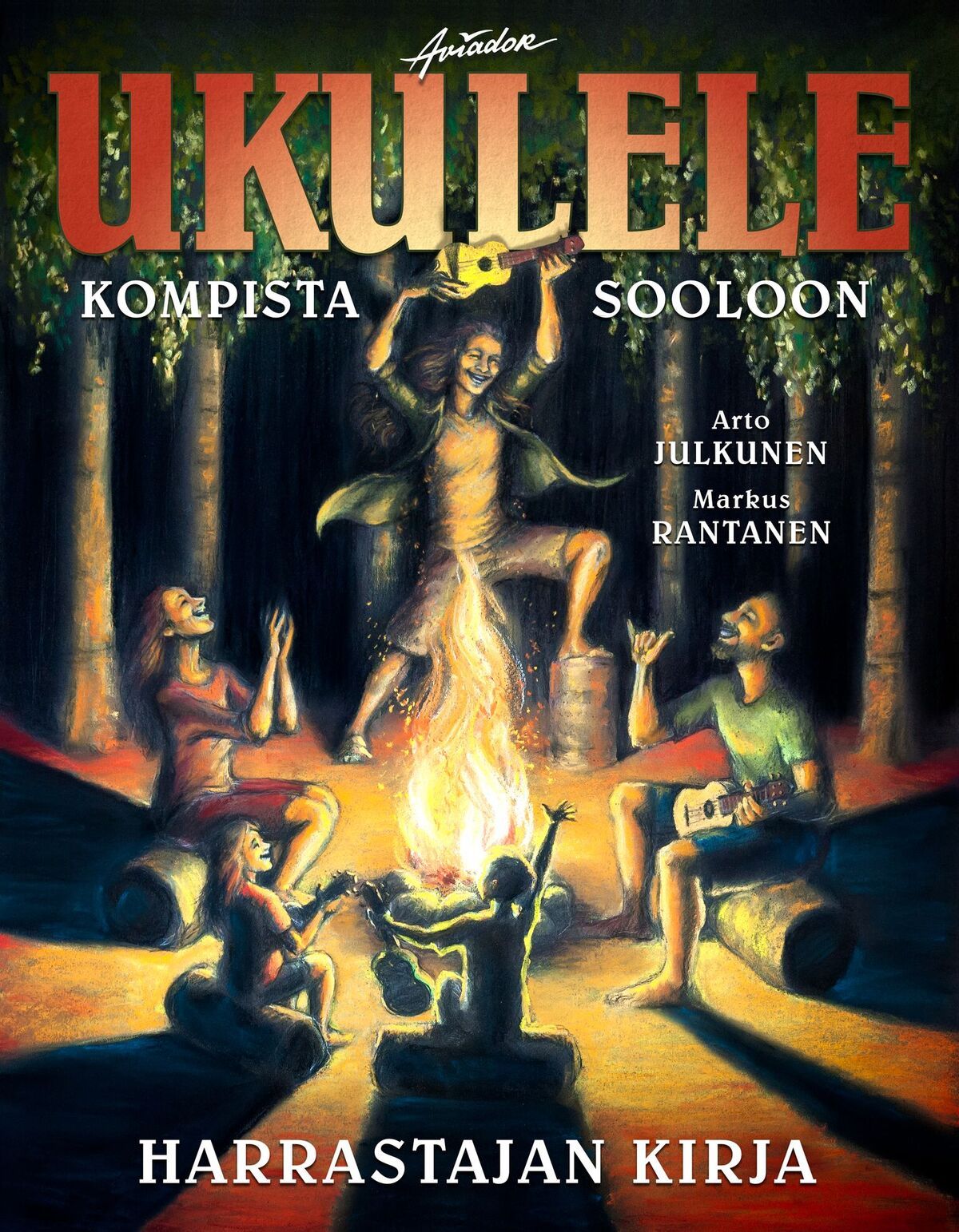 Kirjailijan Arto Julkunen & Markus Rantanen käytetty kirja Ukulele kompista sooloon