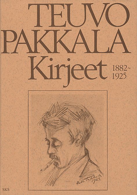 Kirjailijan Teuvo Pakkala käytetty kirja Kirjeet 1882-1925