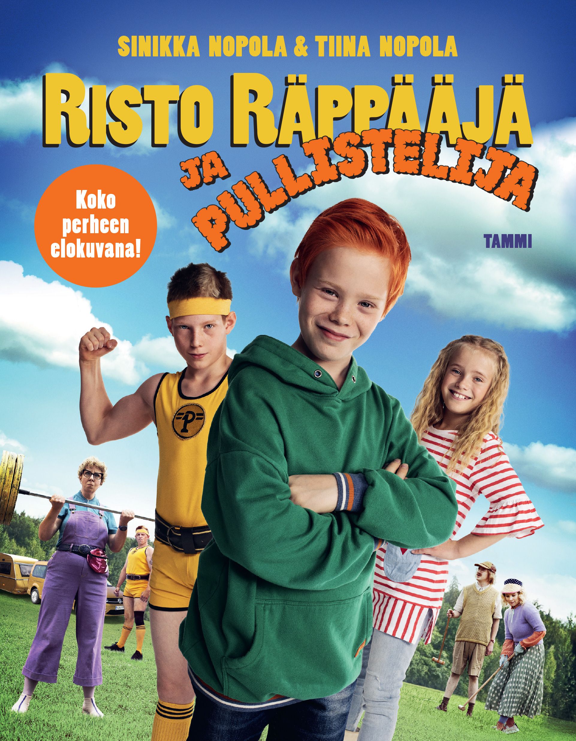 Kirjailijan Sinikka Nopola käytetty kirja Risto Räppääjä ja pullistelija
