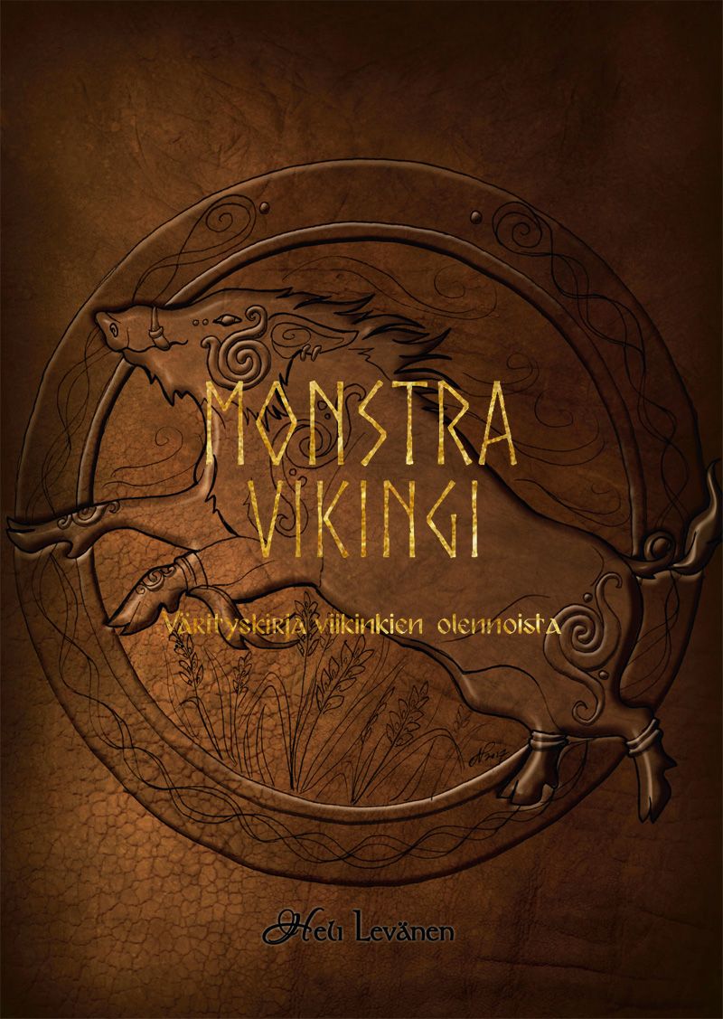 uusi kirja Monstra Vikingi - värityskirja viikinkien olennoista (UUSI)