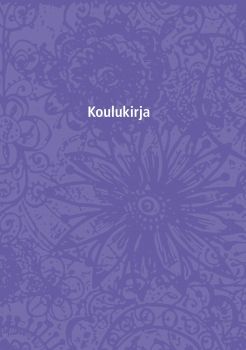 Koulukirja (koko B5, sininen)