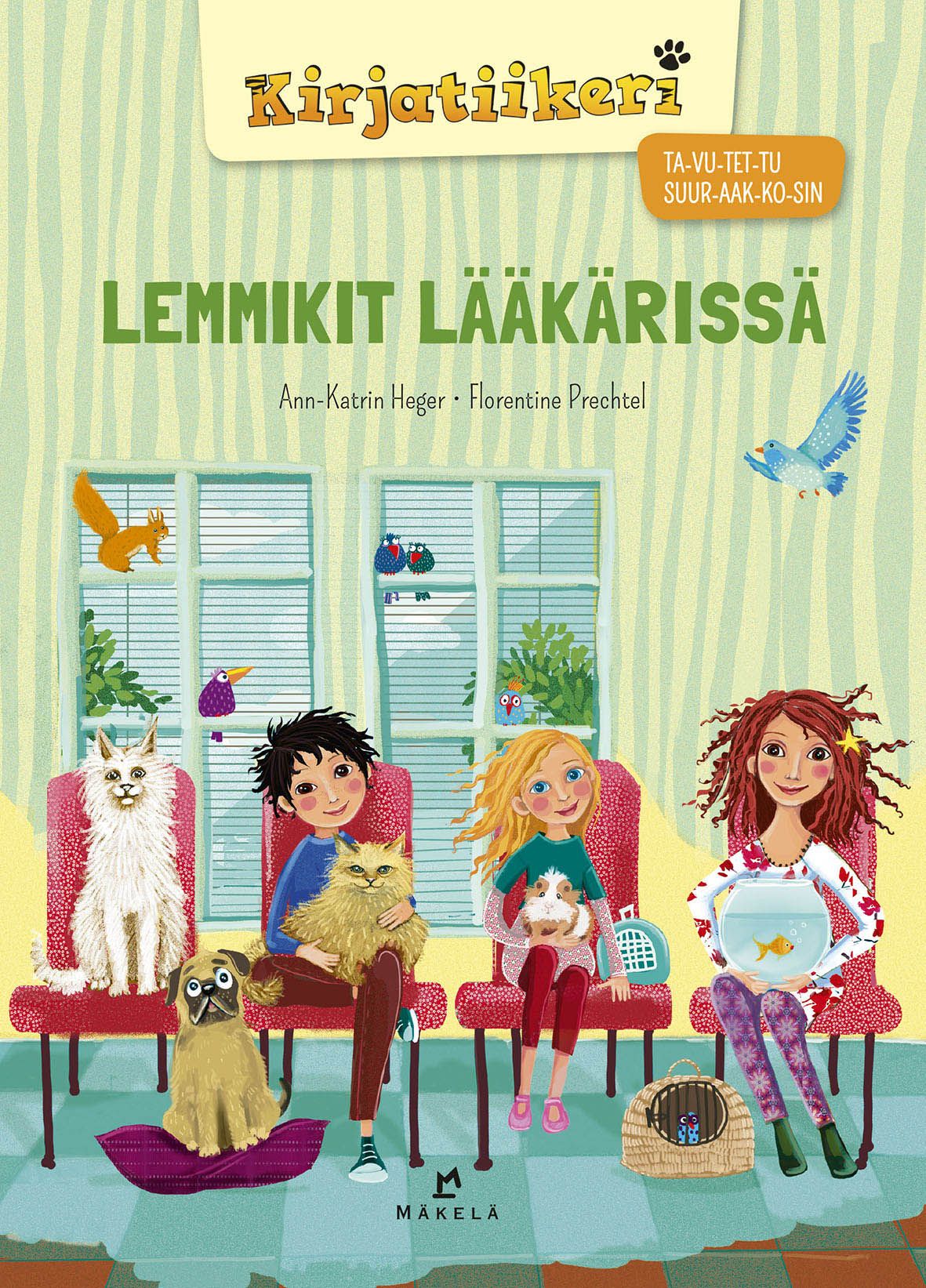 Kirjailijan Ann-Katrin Heger käytetty kirja Lemmikit lääkärissä