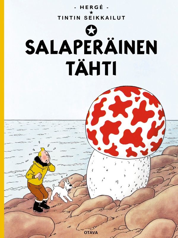 Kirjailijan Herge käytetty kirja Salaperäinen tähti