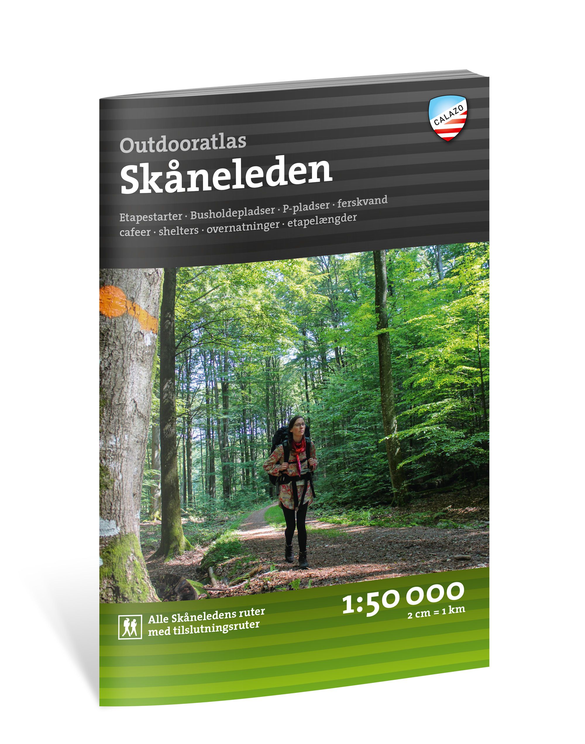 Outdooratlas Skåneleden 1:50 000