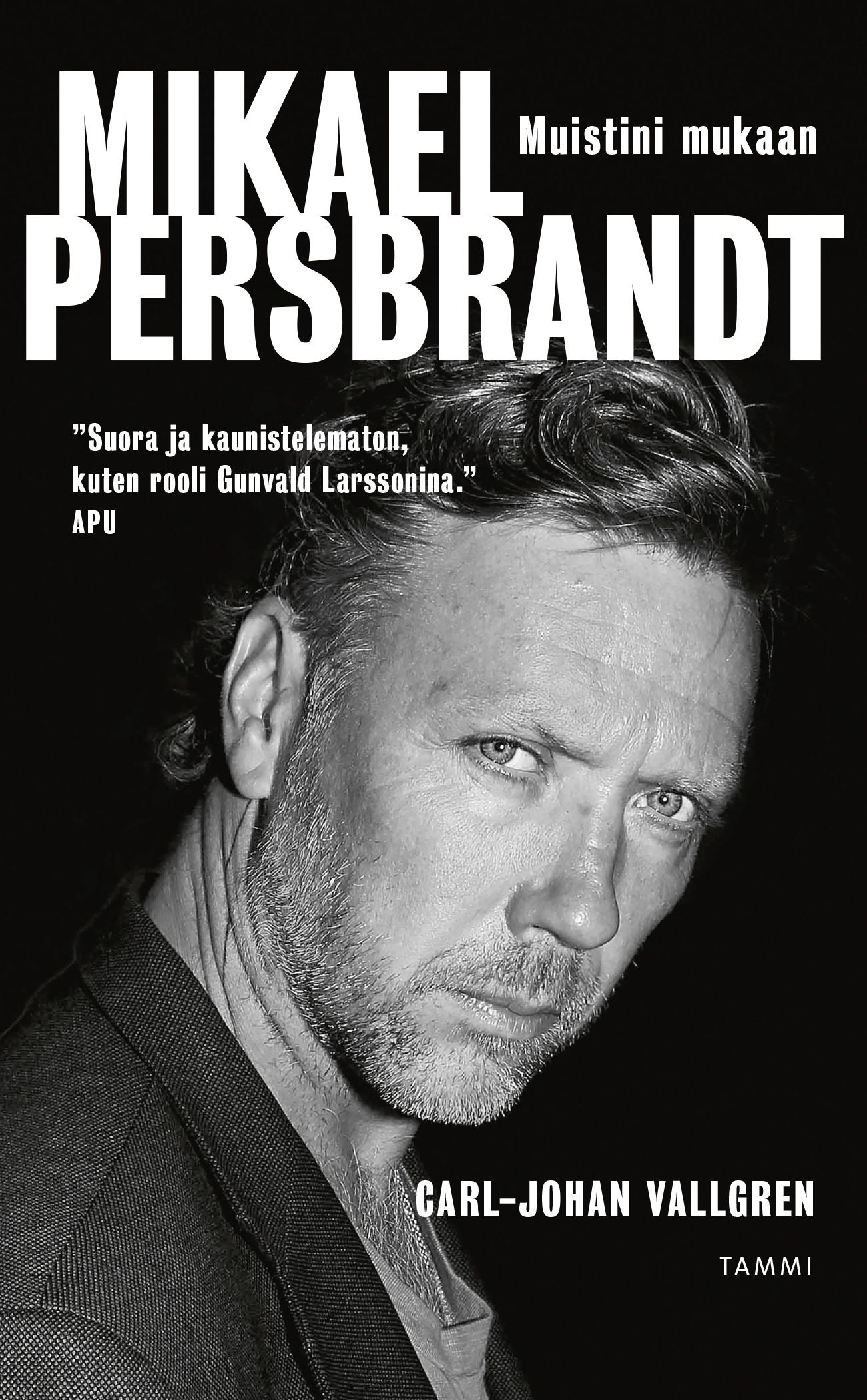 Kirjailijan Mikael Persbrandt käytetty kirja Muistini mukaan