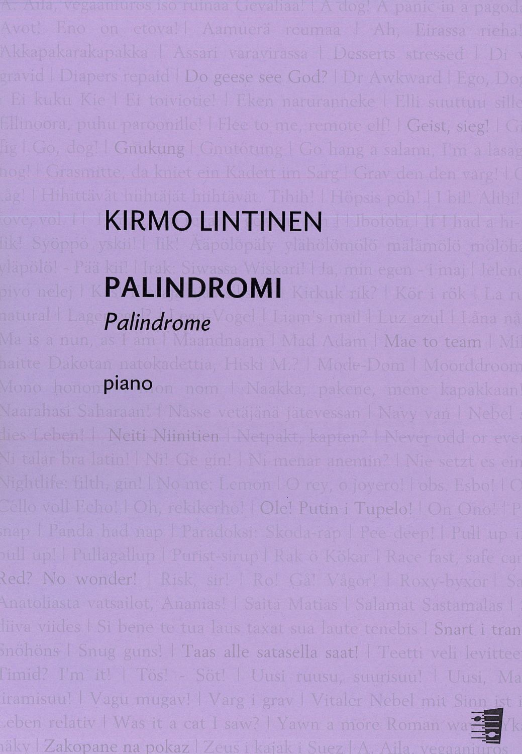 Palindromi : Palindrome (pf)