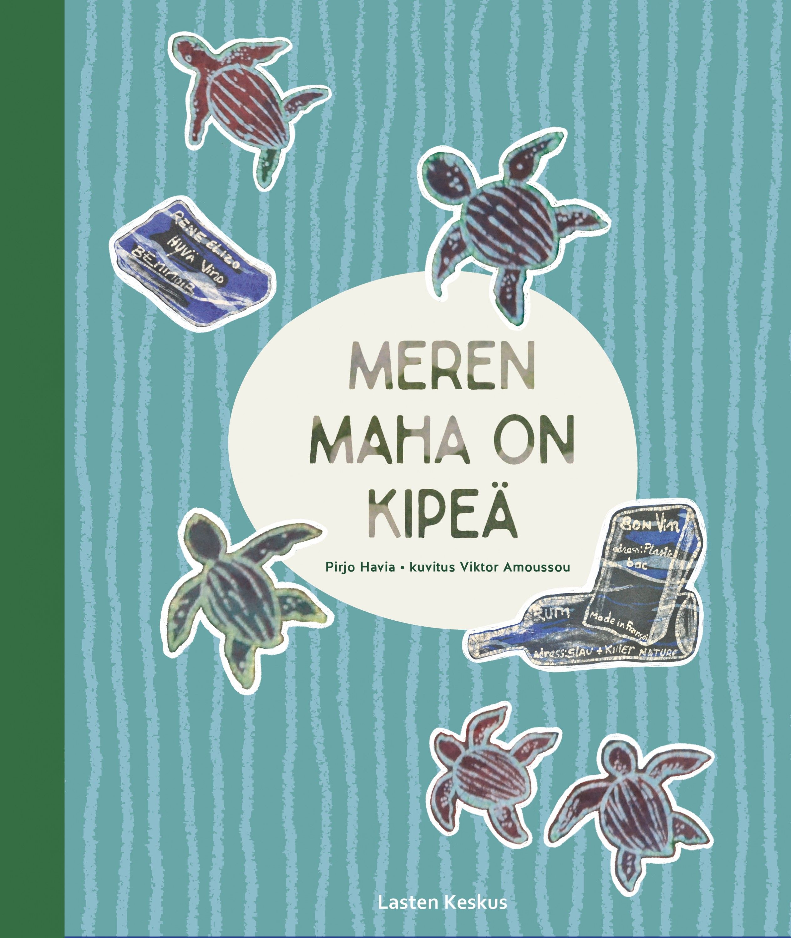 Kirjailijan Pirjo Havia käytetty kirja Meren maha on kipeä