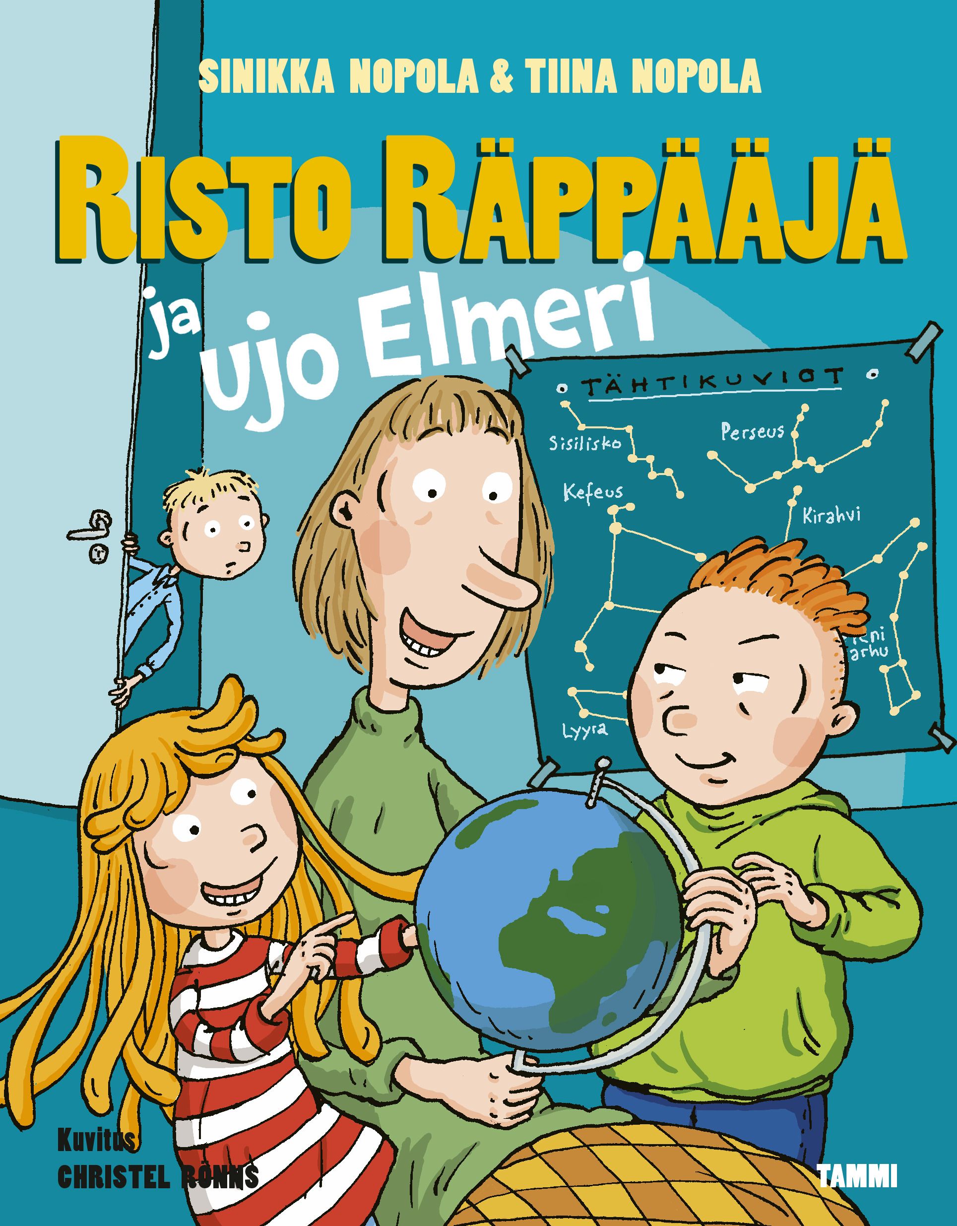 Kirjailijan Sinikka Nopola käytetty kirja Risto Räppääjä ja ujo Elmeri