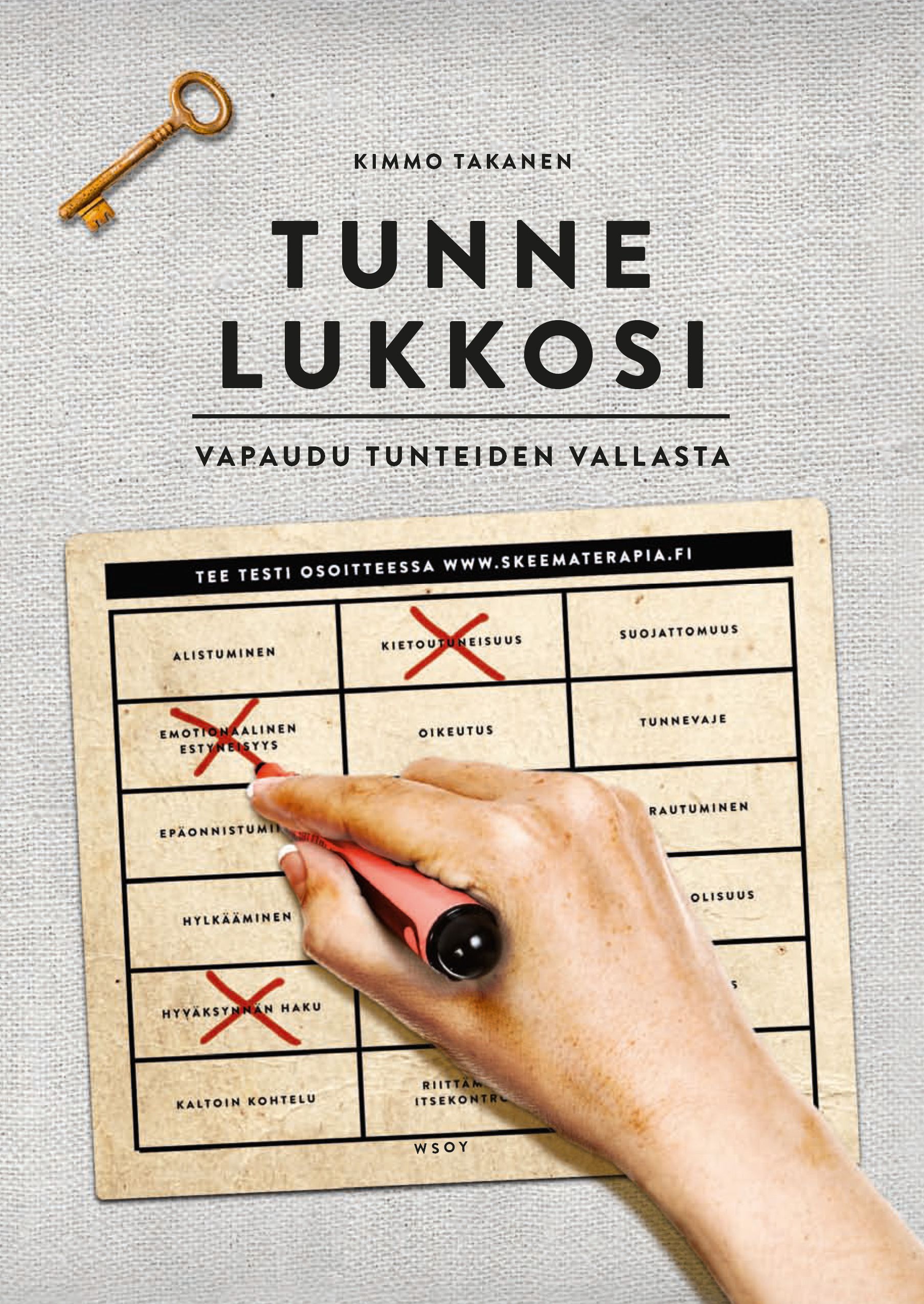 Kirjailijan Kimmo Takanen käytetty kirja Tunne lukkosi : vapaudu tunteiden vallasta