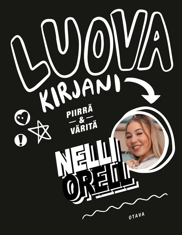 Kirjailijan Nelli Orell käytetty kirja Luova kirjani : Piirrä & väritä