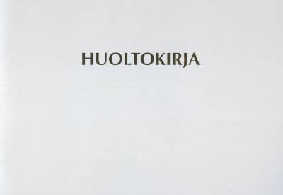 uusi kirja Huoltokirja (UUSI)
