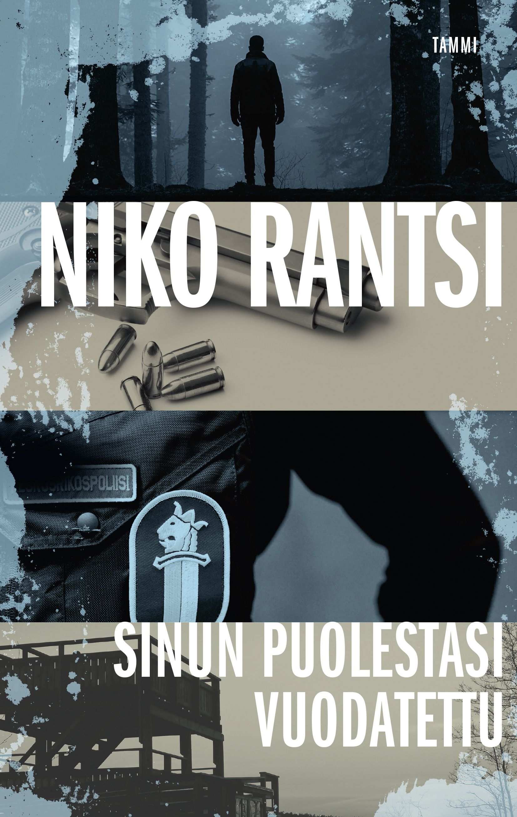 Kirjailijan Niko Rantsi käytetty kirja Sinun puolestasi vuodatettu