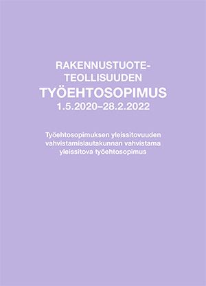 Rakennusalalla noudatettavat työehtosopimukset