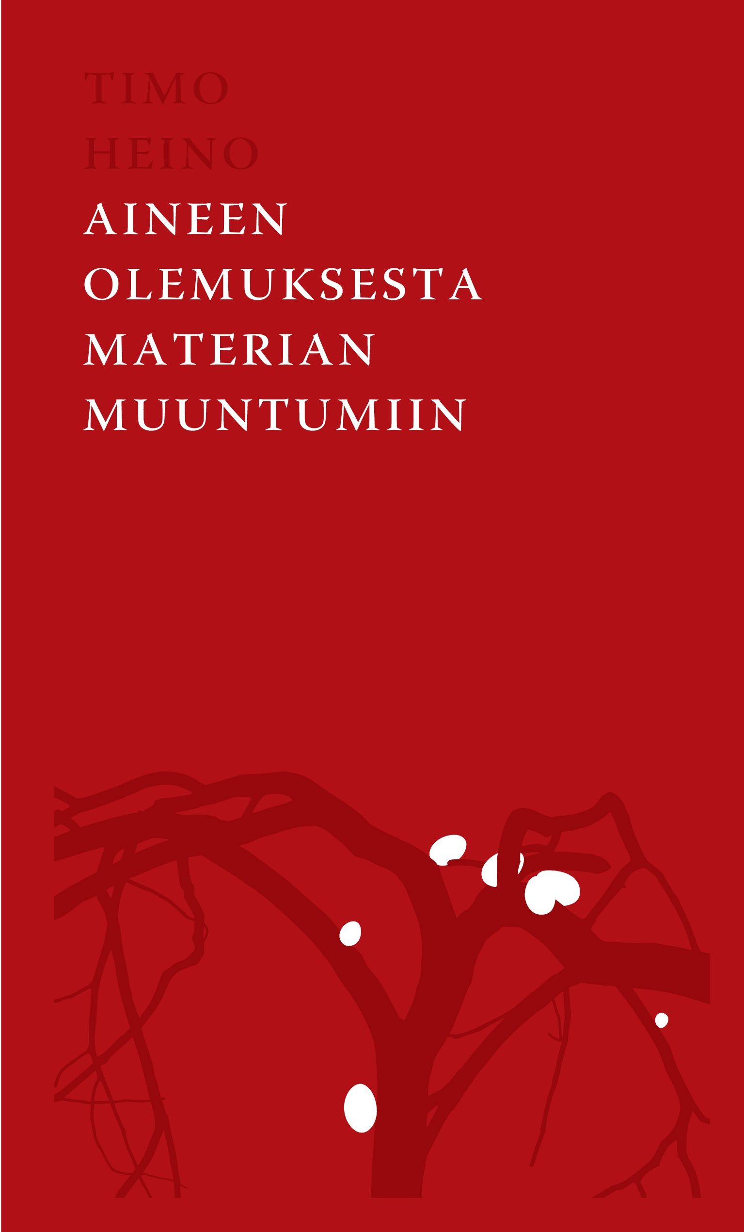 Kirjailijan Timo Heino käytetty kirja Aineen olemuksesta materian muuntumiin