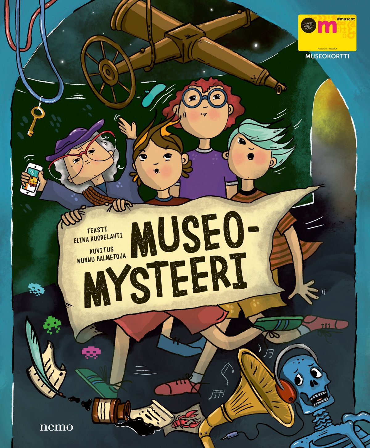 Kirjailijan Elina Kuorelahti uusi kirja Museomysteeri (UUSI)