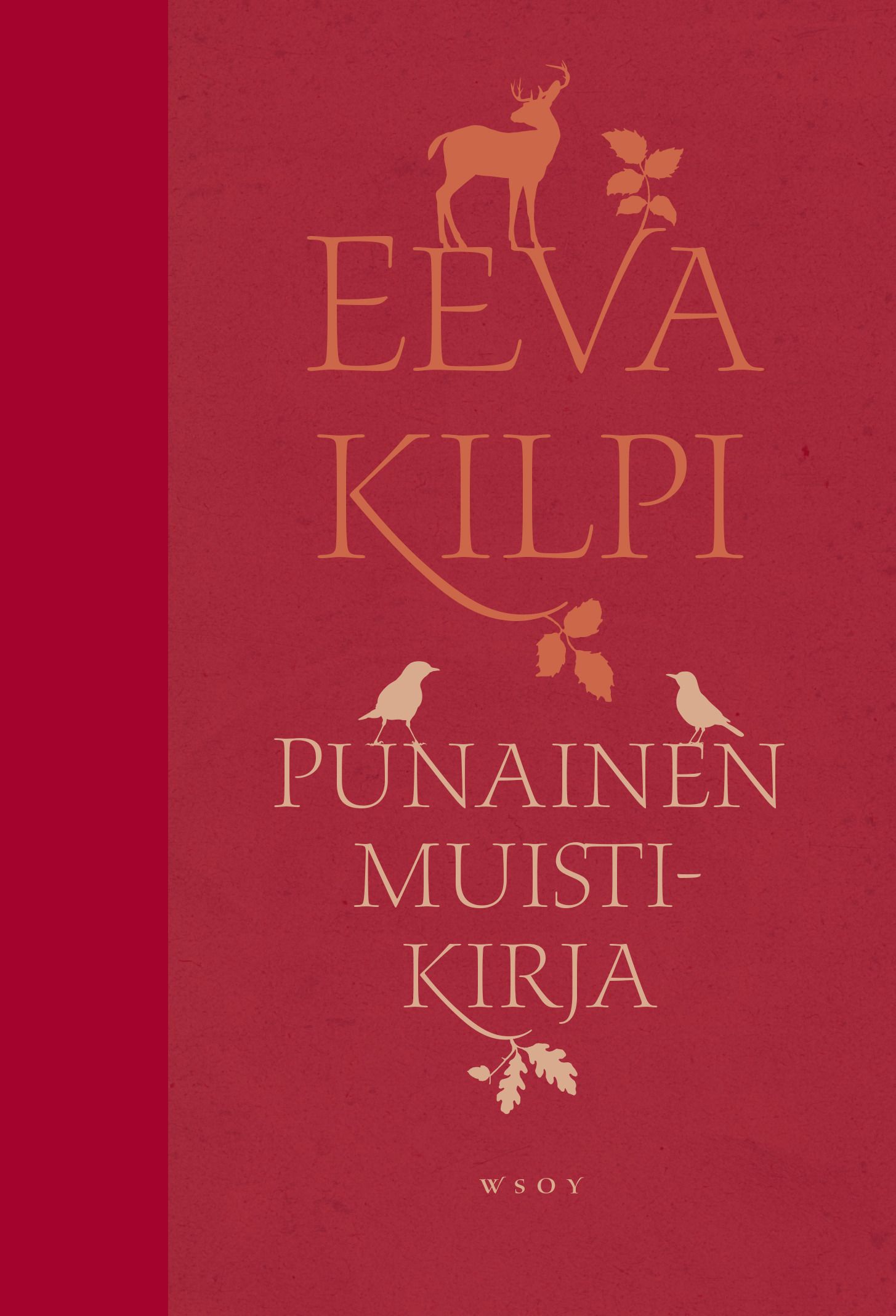 Kirjailijan Eeva Kilpi uusi kirja Punainen muistikirja (UUSI)