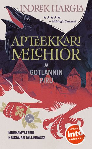 Kirjailijan Indrek Hargla käytetty kirja Apteekkari Melchior ja Gotlannin piru