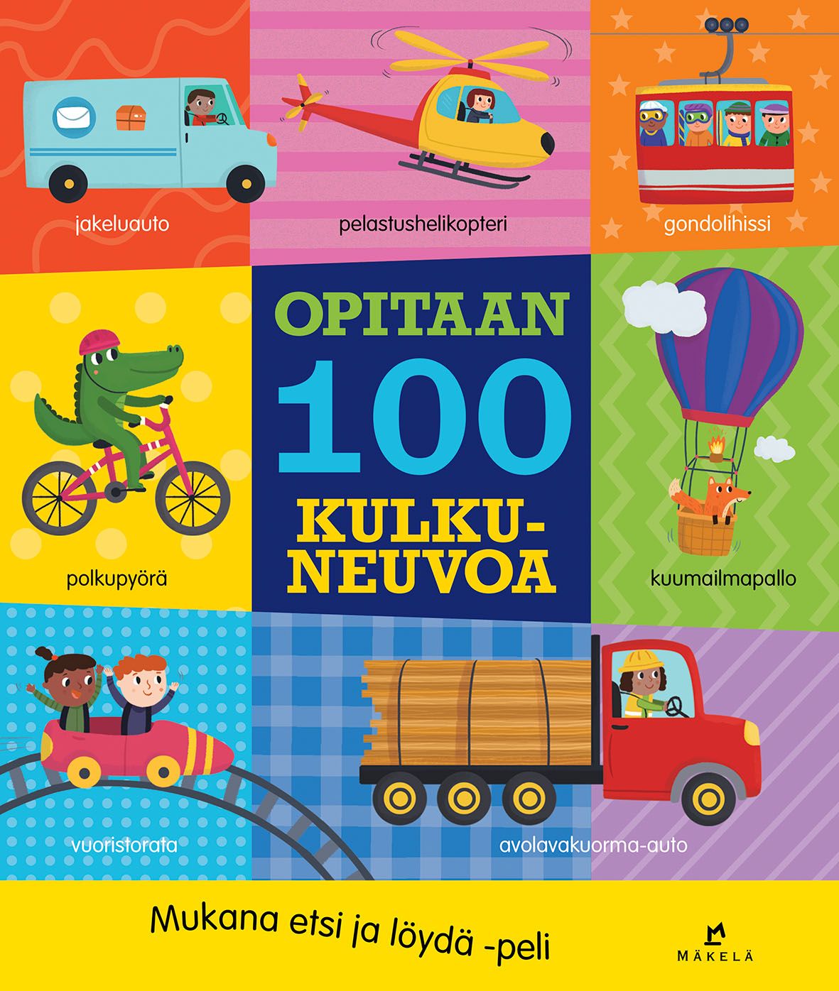 käytetty kirja Opitaan 100 kulkuneuvoa