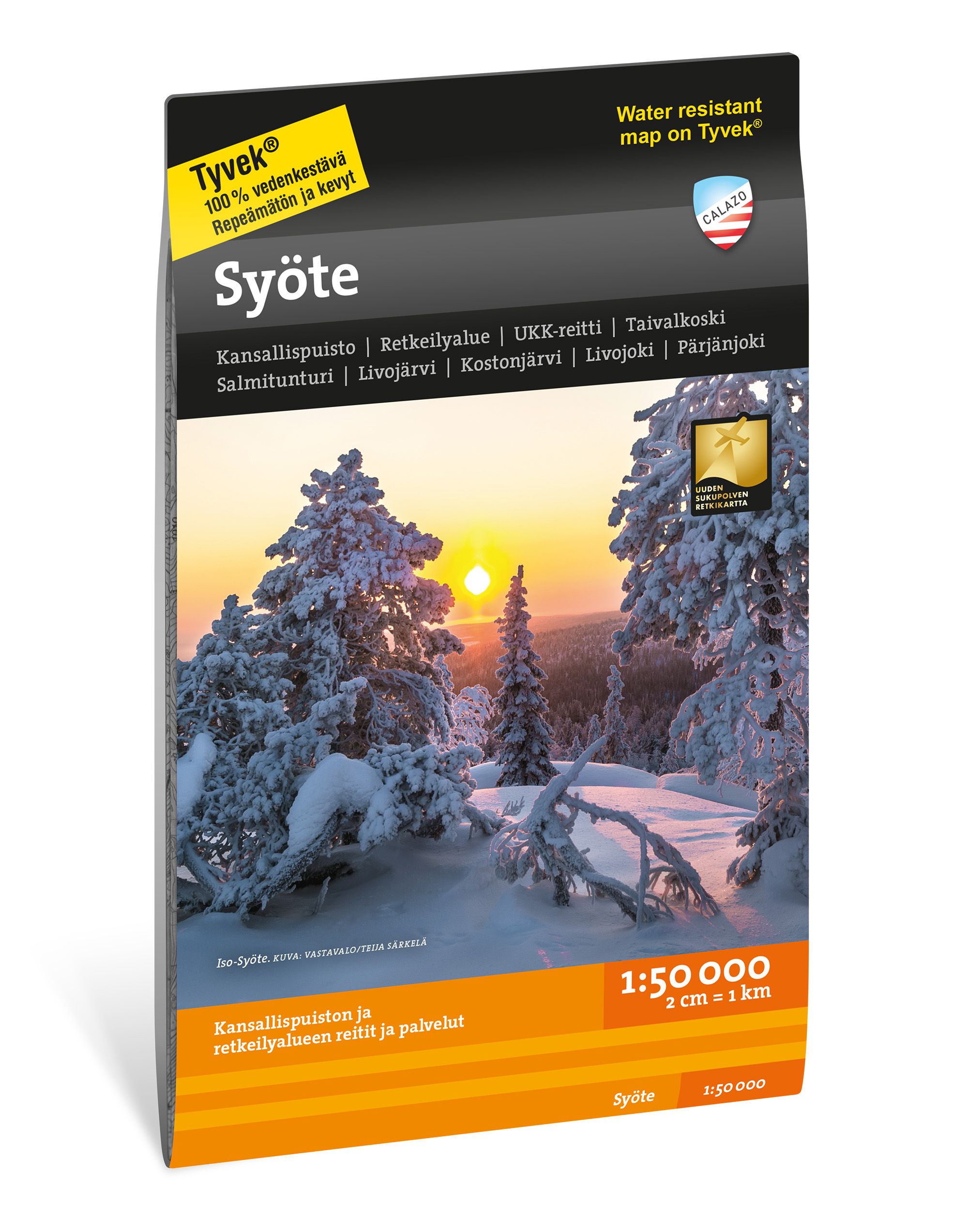 Syöte tunturikartta 1 : 50 000