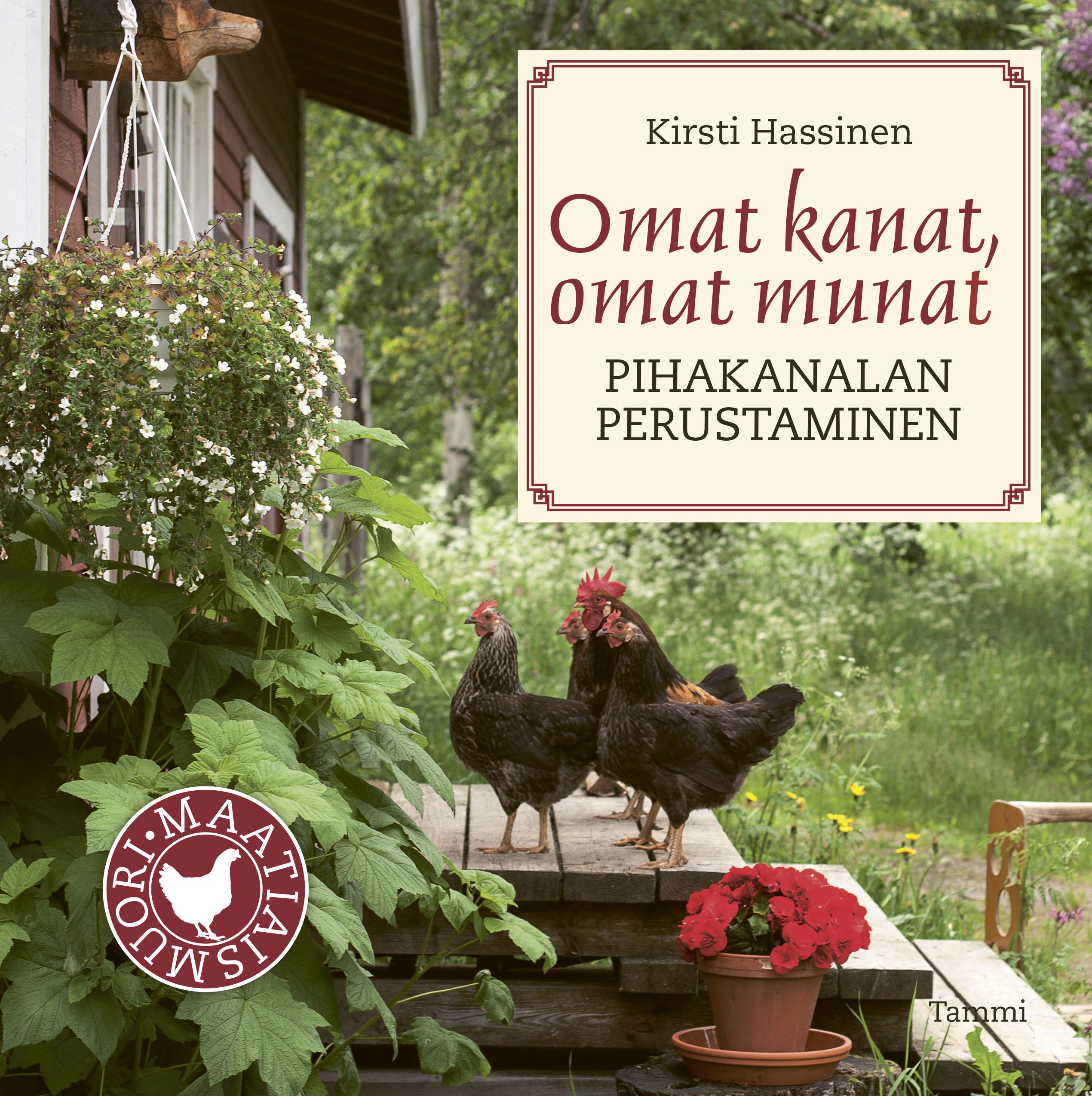 Kirjailijan Kirsti Hassinen käytetty kirja Omat kanat, omat munat : pihakanalan perustaminen