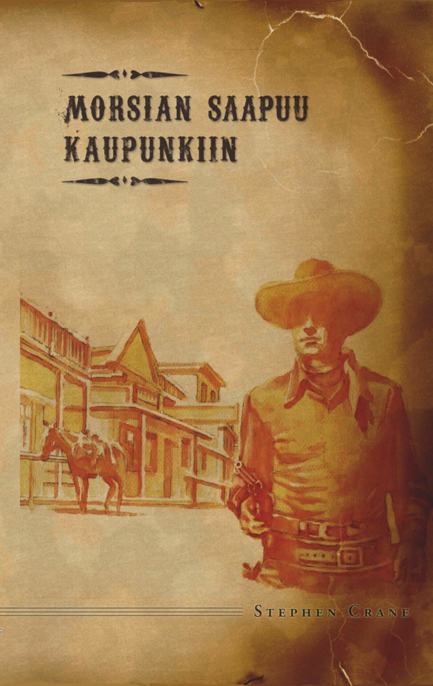 Kirjailijan Stephen Crane käytetty kirja Morsian saapuu kaupunkiin ja muita lännentarinoita
