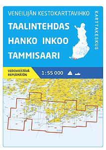 Veneilijän kestokarttavihko Taalintehdas-Hanko-Tammisaari-Inkoo 1:55 000