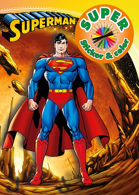 Superman Super tarra- ja värityskirja