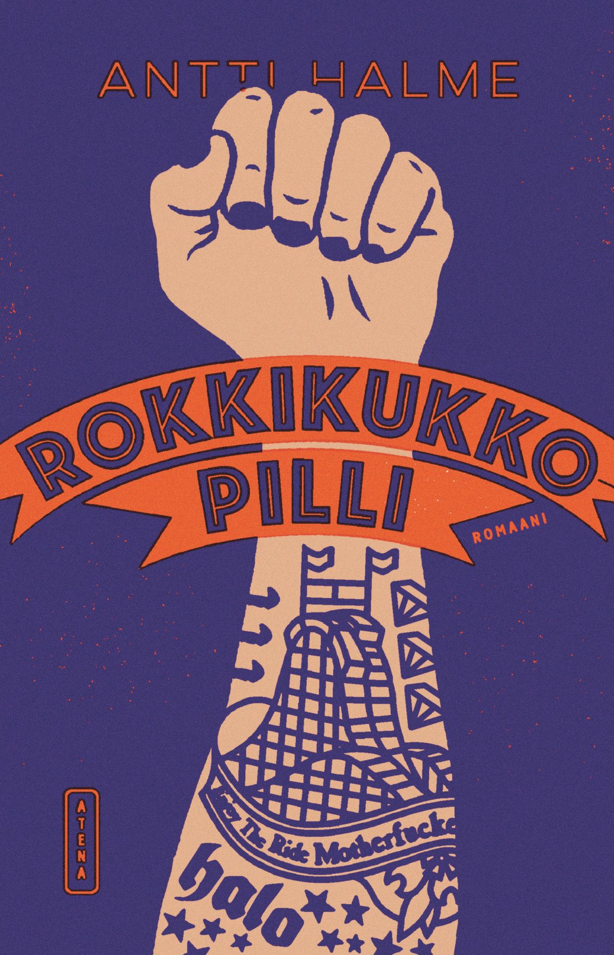 Kirjailijan Antti Halme uusi kirja Rokkikukkopilli (UUSI)