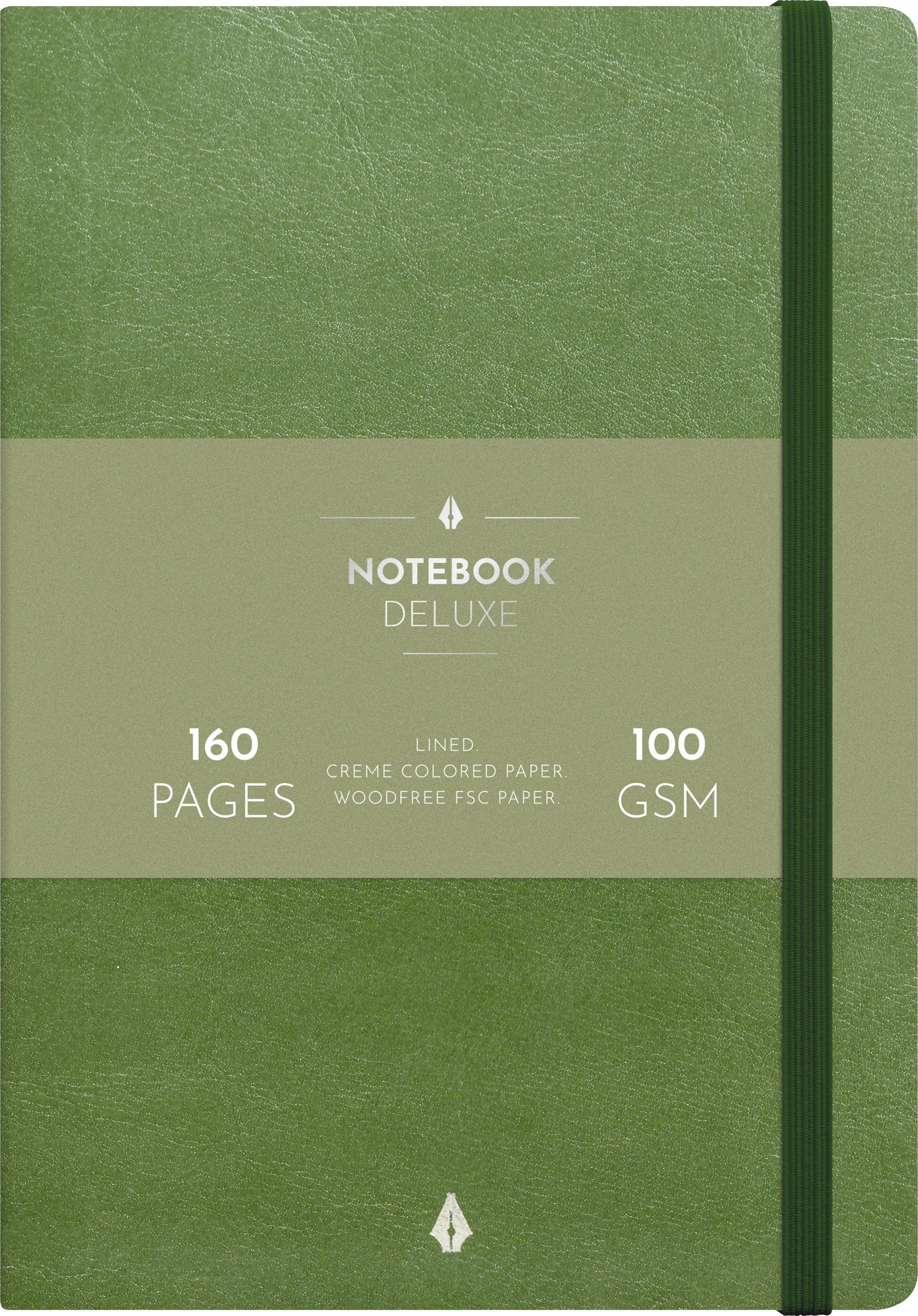 Notebook Deluxe A5, green