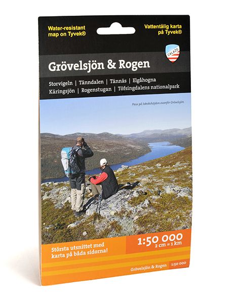 Grövelsjön & Rogen 1:50 000