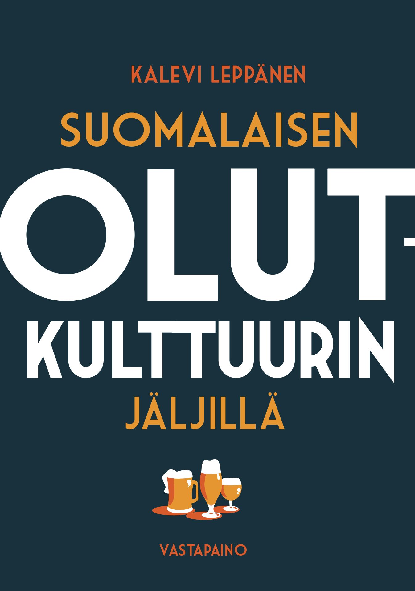 Kirjailijan Kalevi Leppänen uusi kirja Suomalaisen olutkulttuurin jäljillä