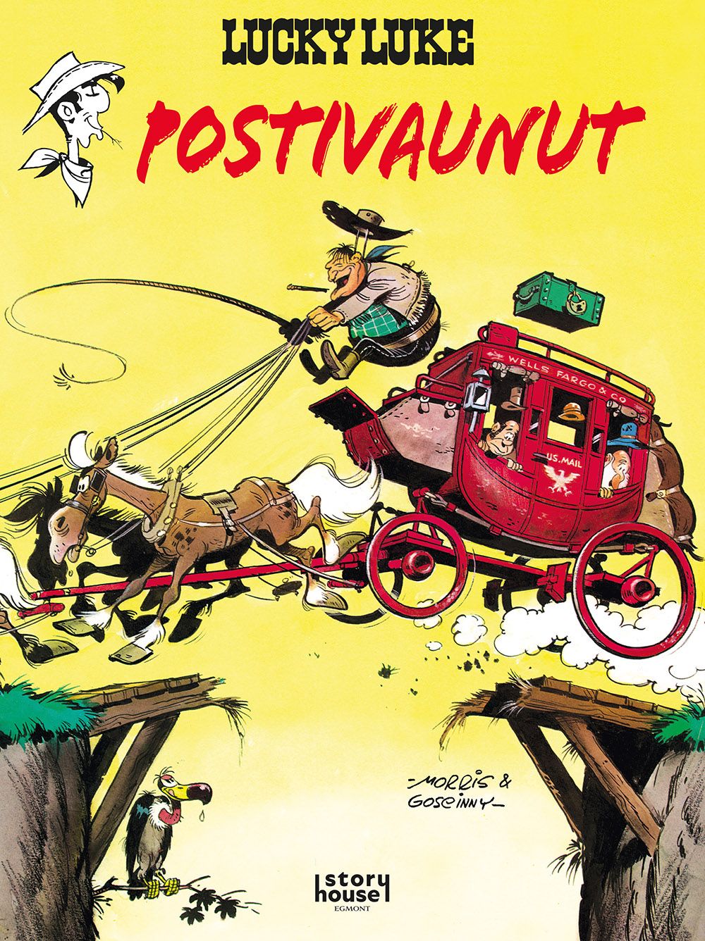 Kirjailijan Morris käytetty kirja Postivaunut