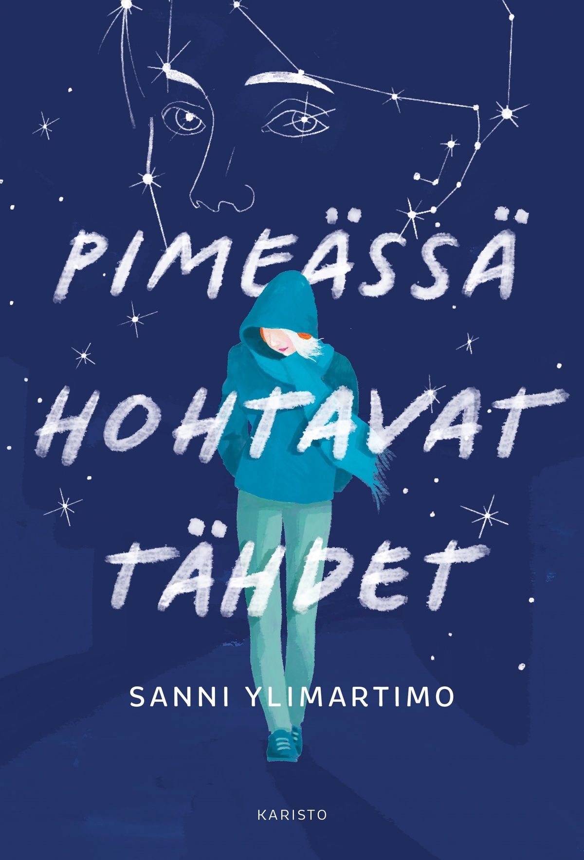 Kirjailijan Sanni Ylimartimo uusi kirja Pimeässä hohtavat tähdet (UUDENVEROINEN)