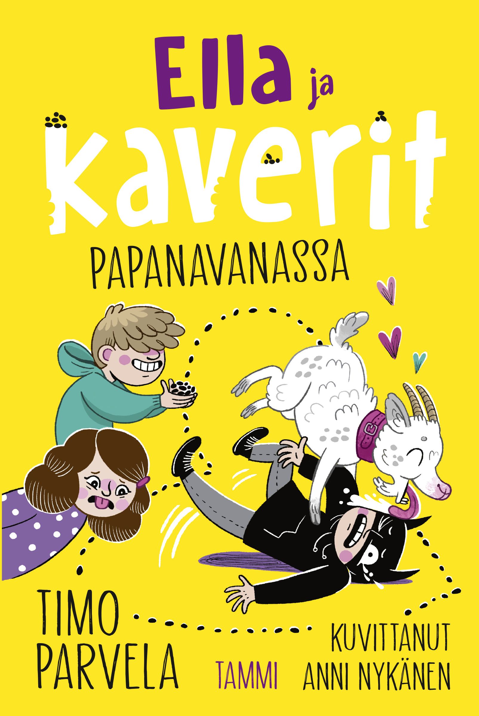 Kirjailijan Timo Parvela käytetty kirja Ella ja kaverit papanavanassa (UUDENVEROINEN)