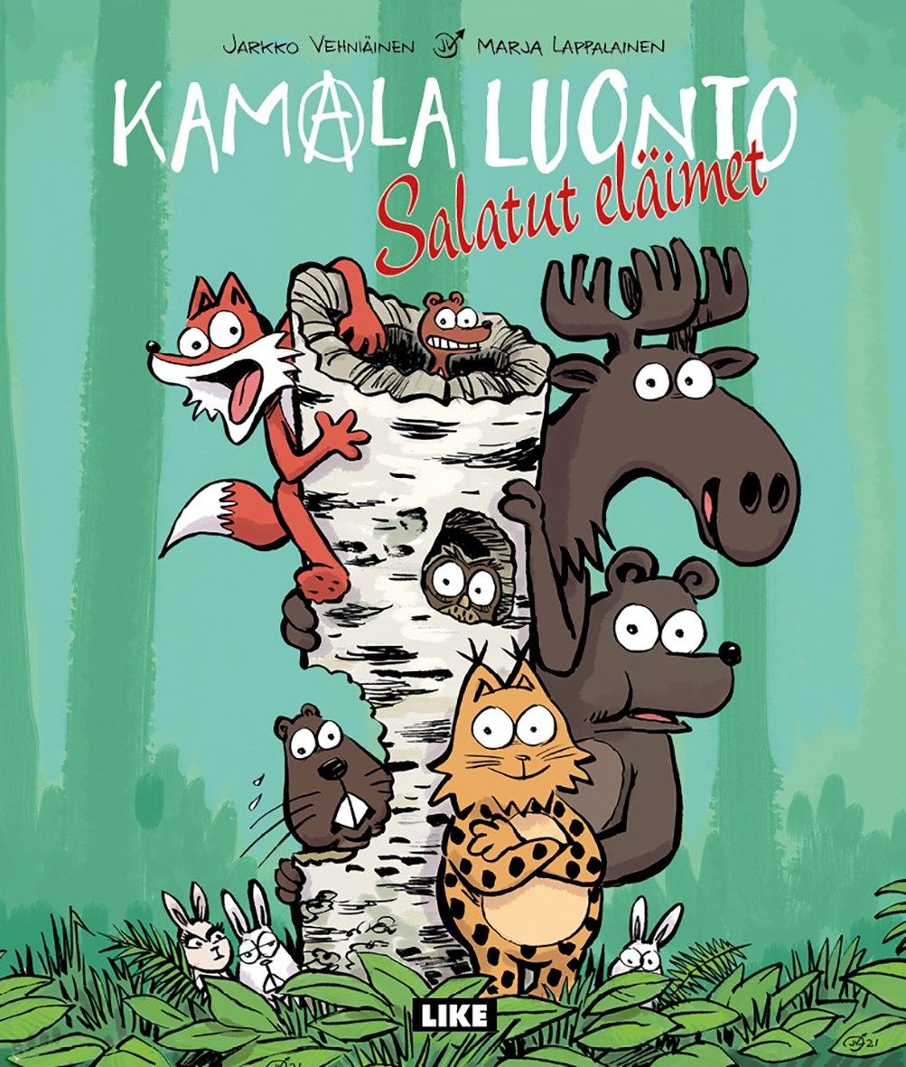 Kirjailijan Jarkko Vehniäinen käytetty kirja Kamala luonto Salatut eläimet - Salatut eläimet